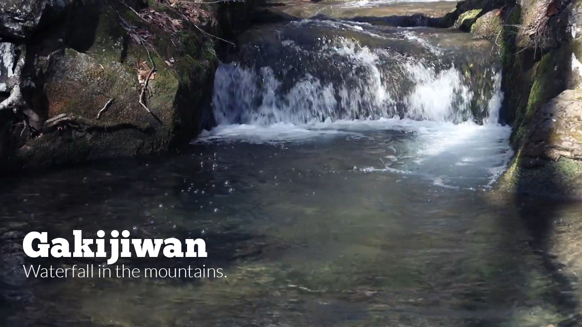 Gakijiwan, A Waterfall in the Mountains