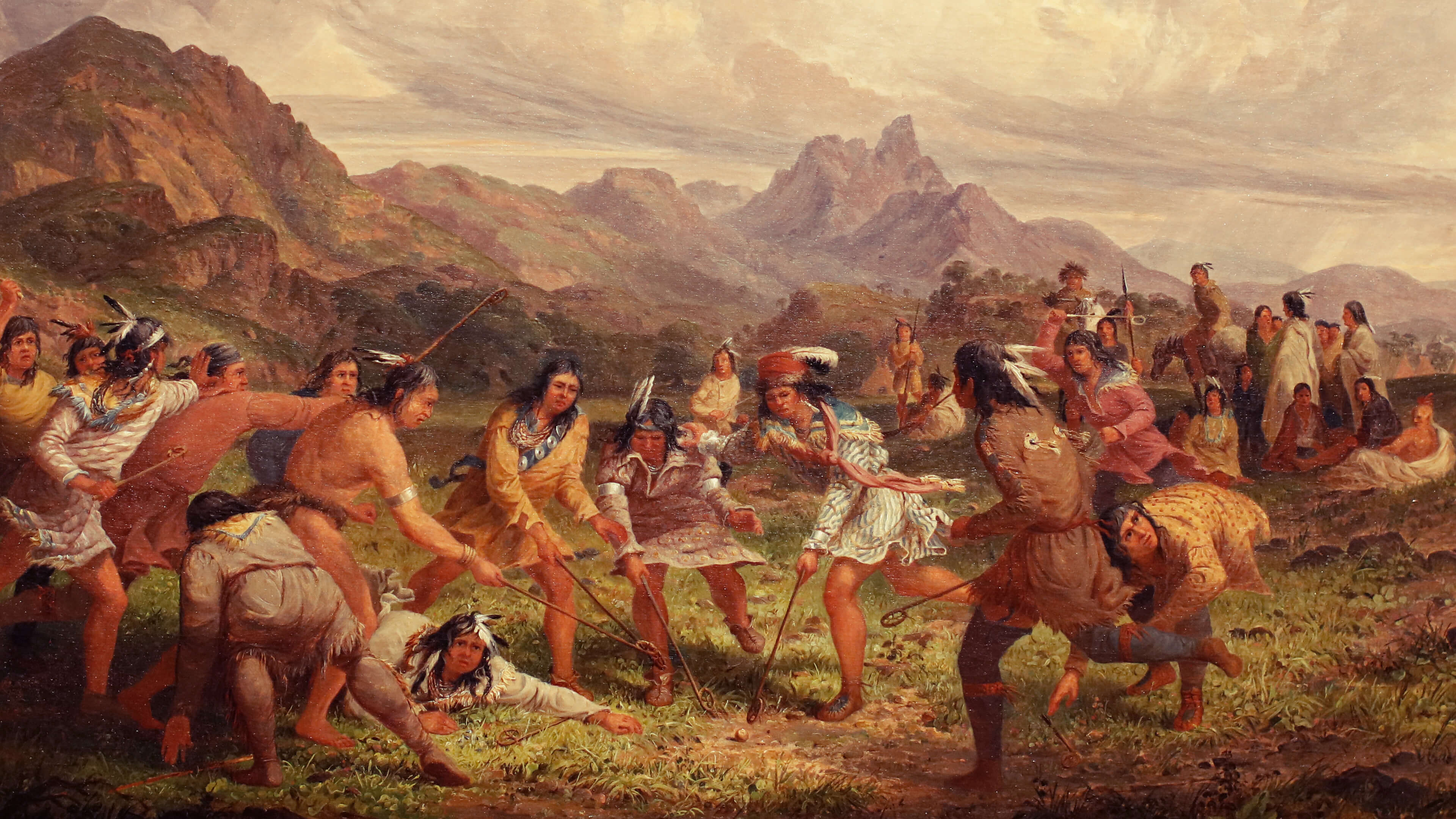 Ball Playing Among the Sioux Indians