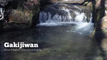 Gakijiwan, A Waterfall in the Mountains